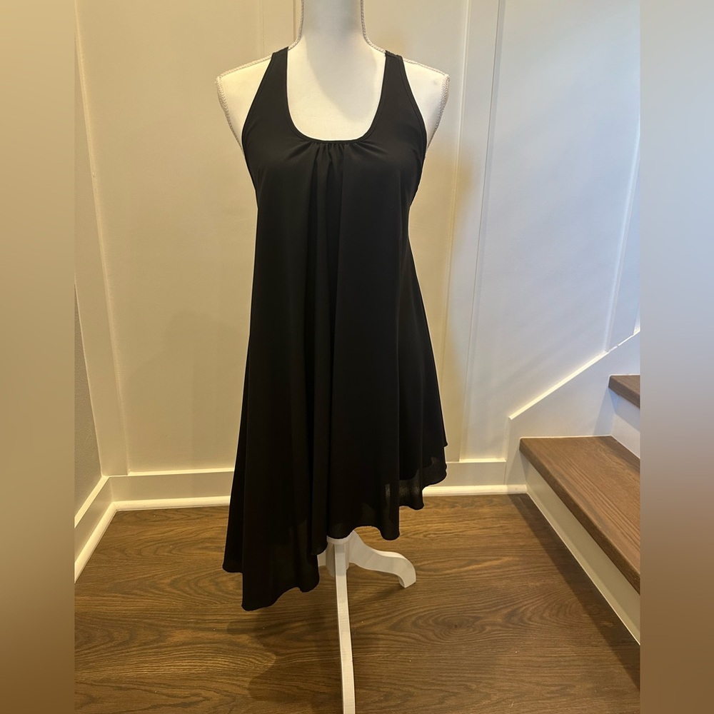Loves + Friends Black Asymmetrical Dress